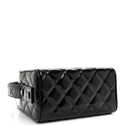 Quilted Clutch Bag - Black