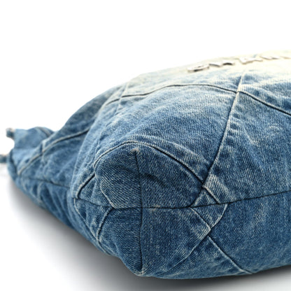 Small Quilted Handbag - Blue