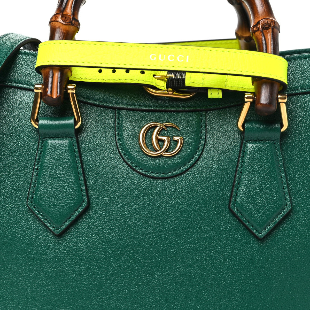Small Calfskin Tote Bag - Green
