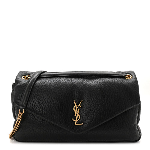 Large Lambskin Handbag - Black