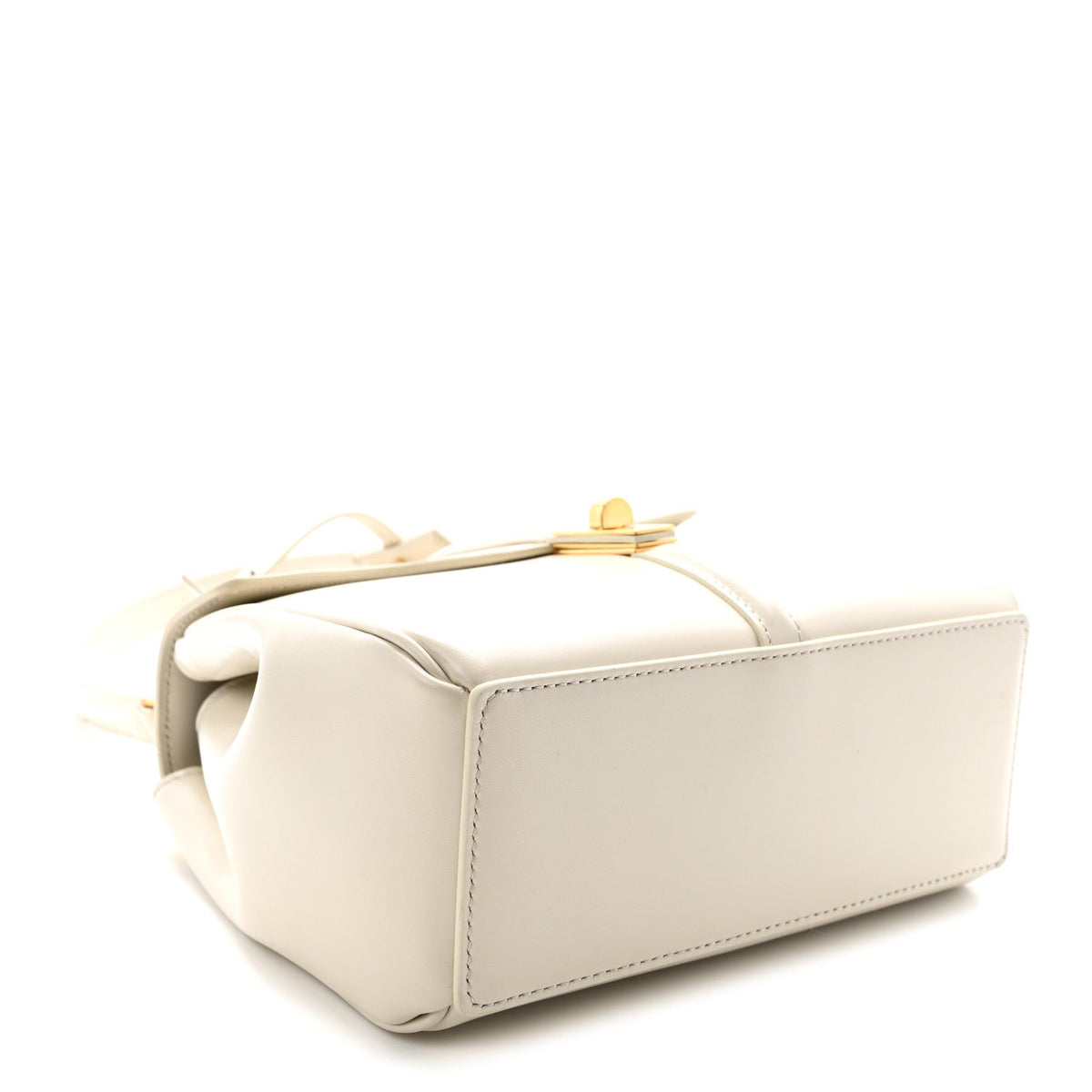 Mini Calfskin Handbag - White