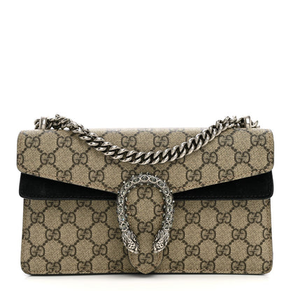 Small Suede Shoulder Bag - Beige