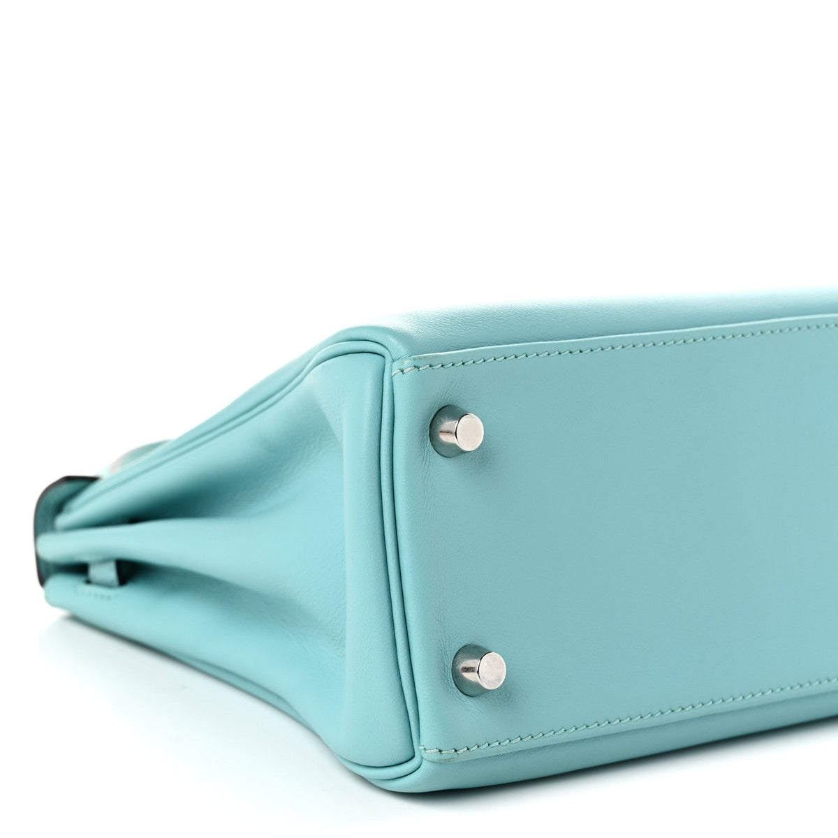 Swift Kelly Retourne 25 Bleu Atoll Handbag