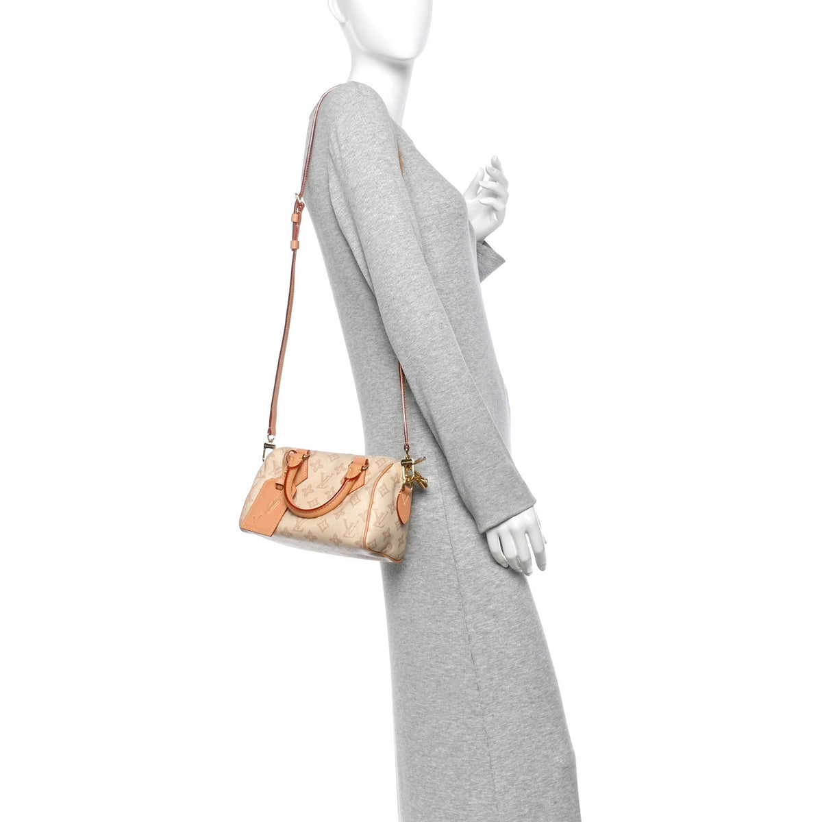 Monogram Origine Lin Speedy Bandouliere  Handbag