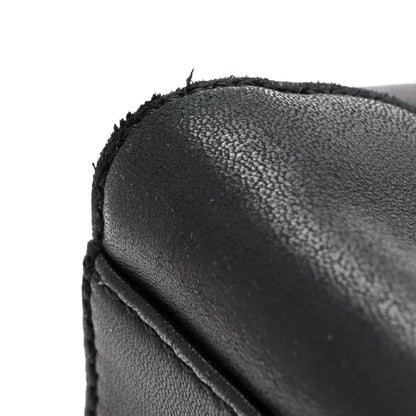 Mini Nappa Satchel Bag - Black
