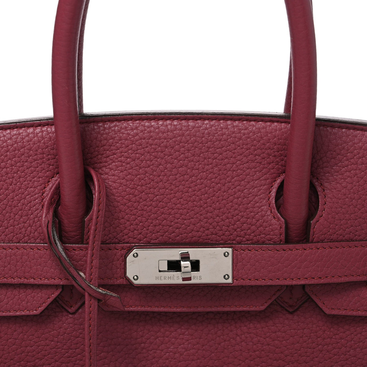 Taurillon Clemence Birkin 30 Bois De Ros Handbag
