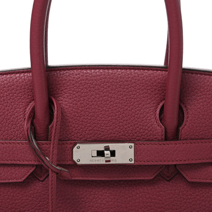 Taurillon Clemence Birkin 30 Bois De Ros Handbag