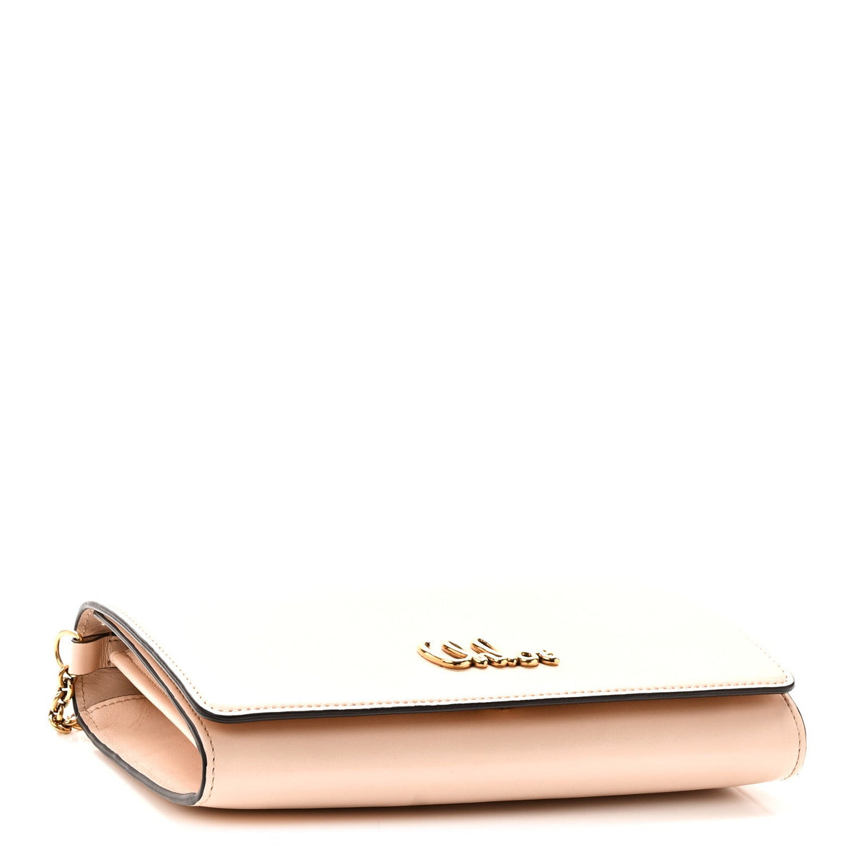 Calfskin Flap Shoulder Bag - Pink