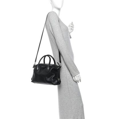 Small Calfskin Handbag - Black