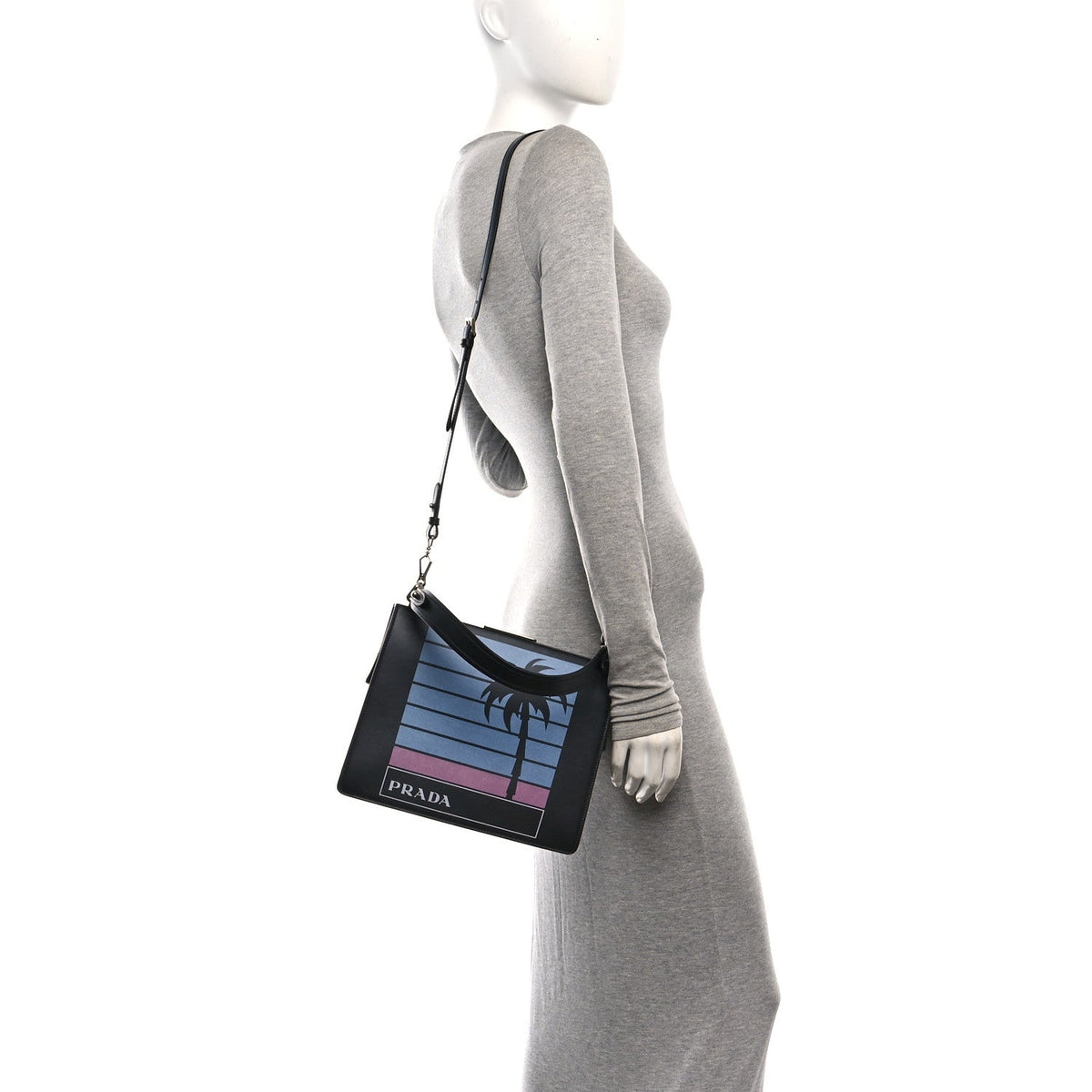 Calfskin Handbag - Black
