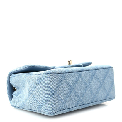 Mini Quilted Flap Shoulder Bag - Tan