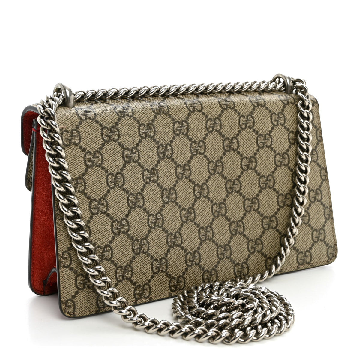 Small Suede Shoulder Bag - Beige