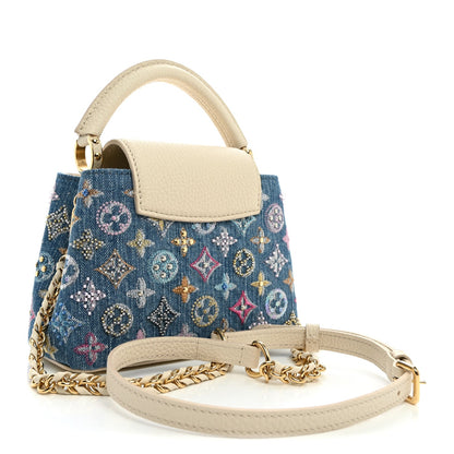 Mini Calfskin Handbag - Blue