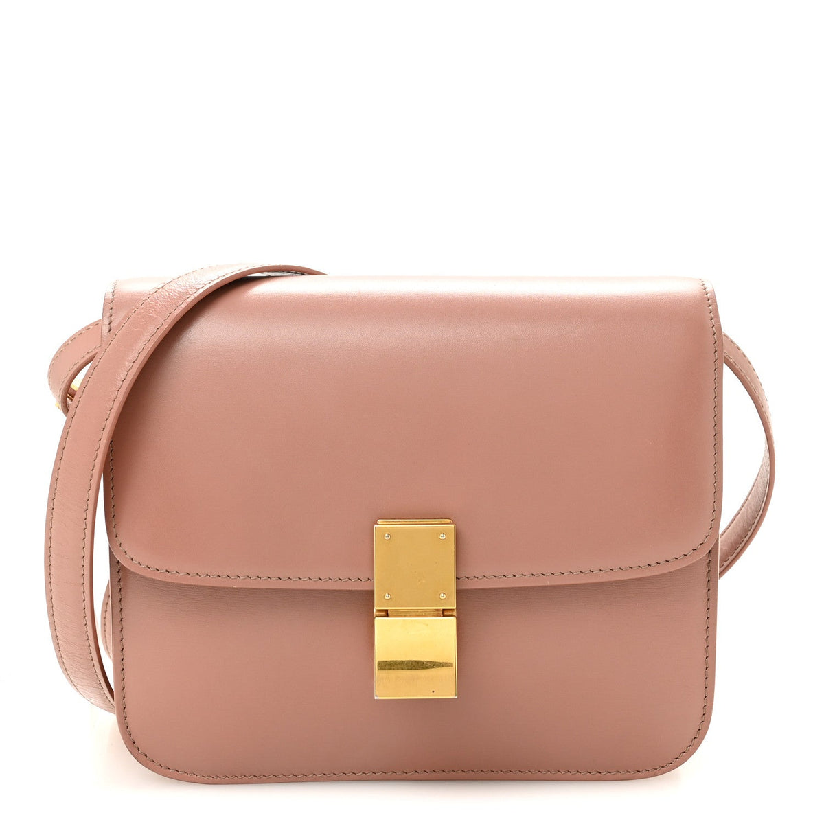 Calfskin Flap Shoulder Bag