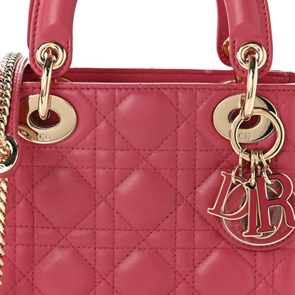Mini Lambskin Handbag - Pink