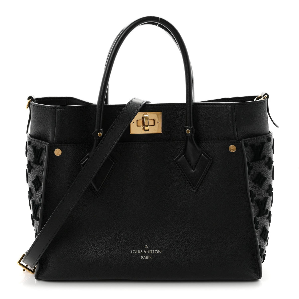 Calfskin Handbag - Black