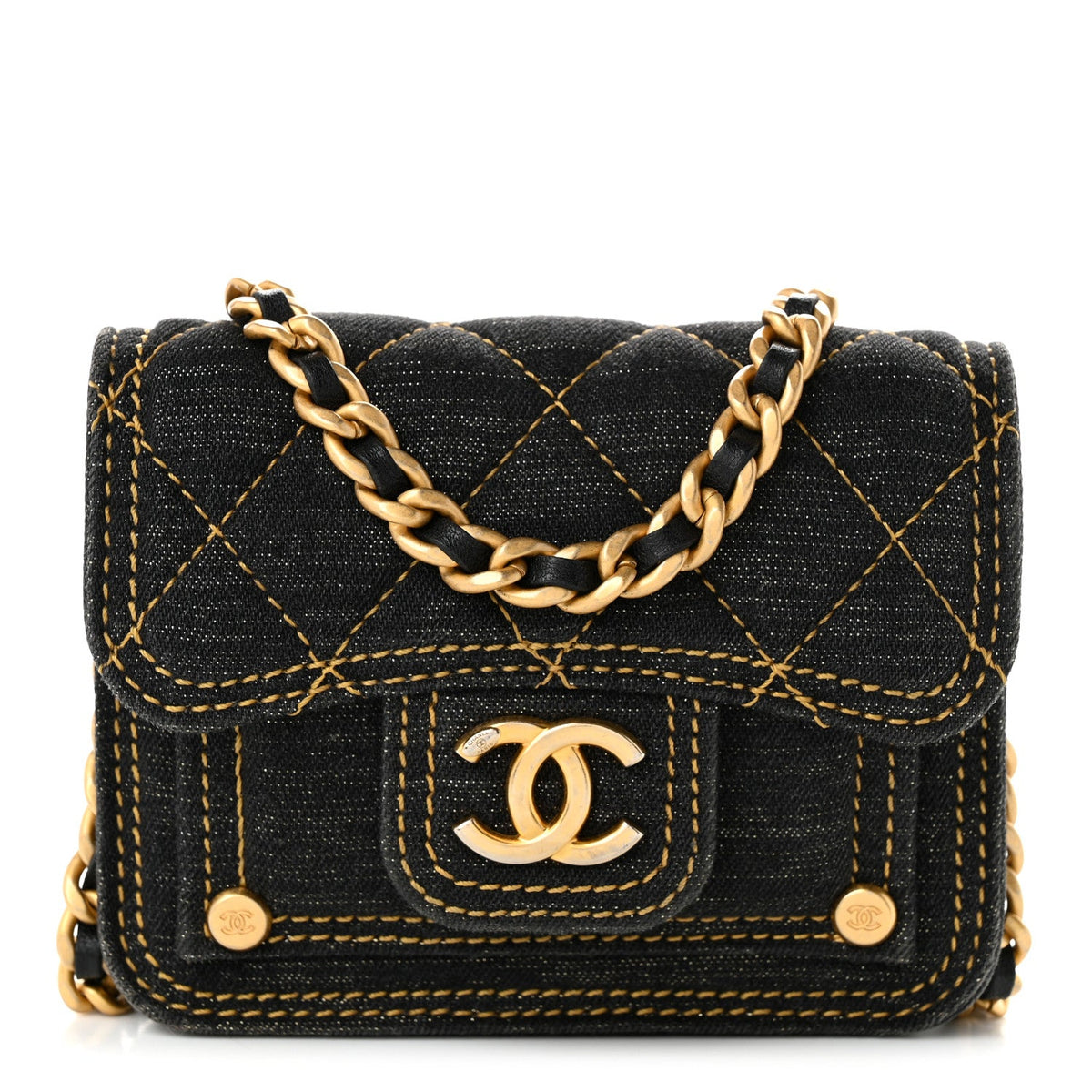 Quilted Handbag - Black
