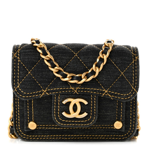 Quilted Handbag - Black