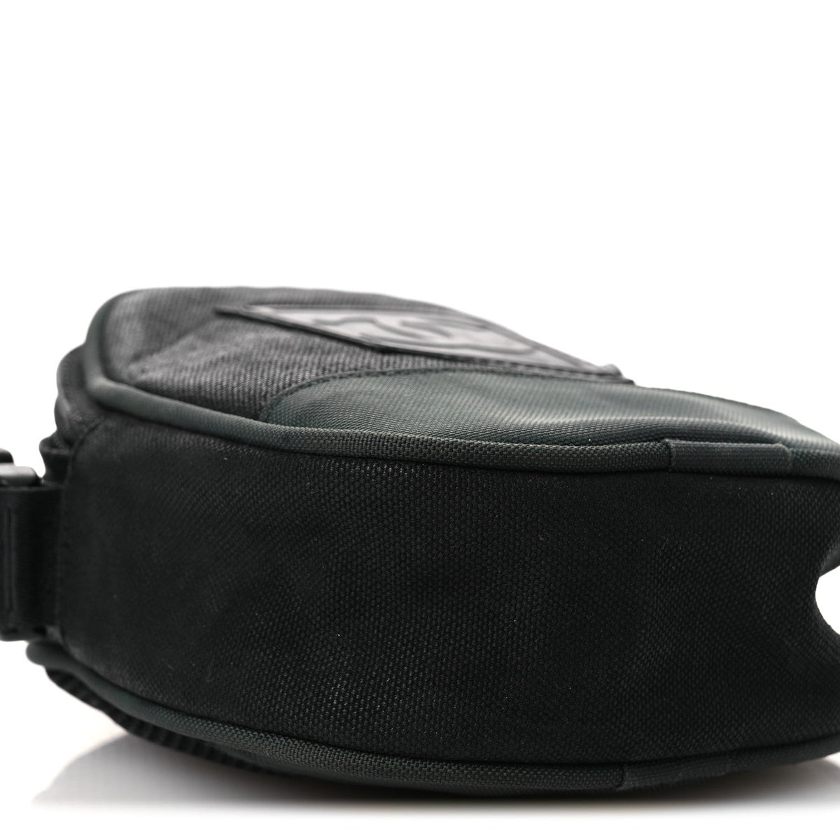 Canvas Nylon Crossbody Bag - Black