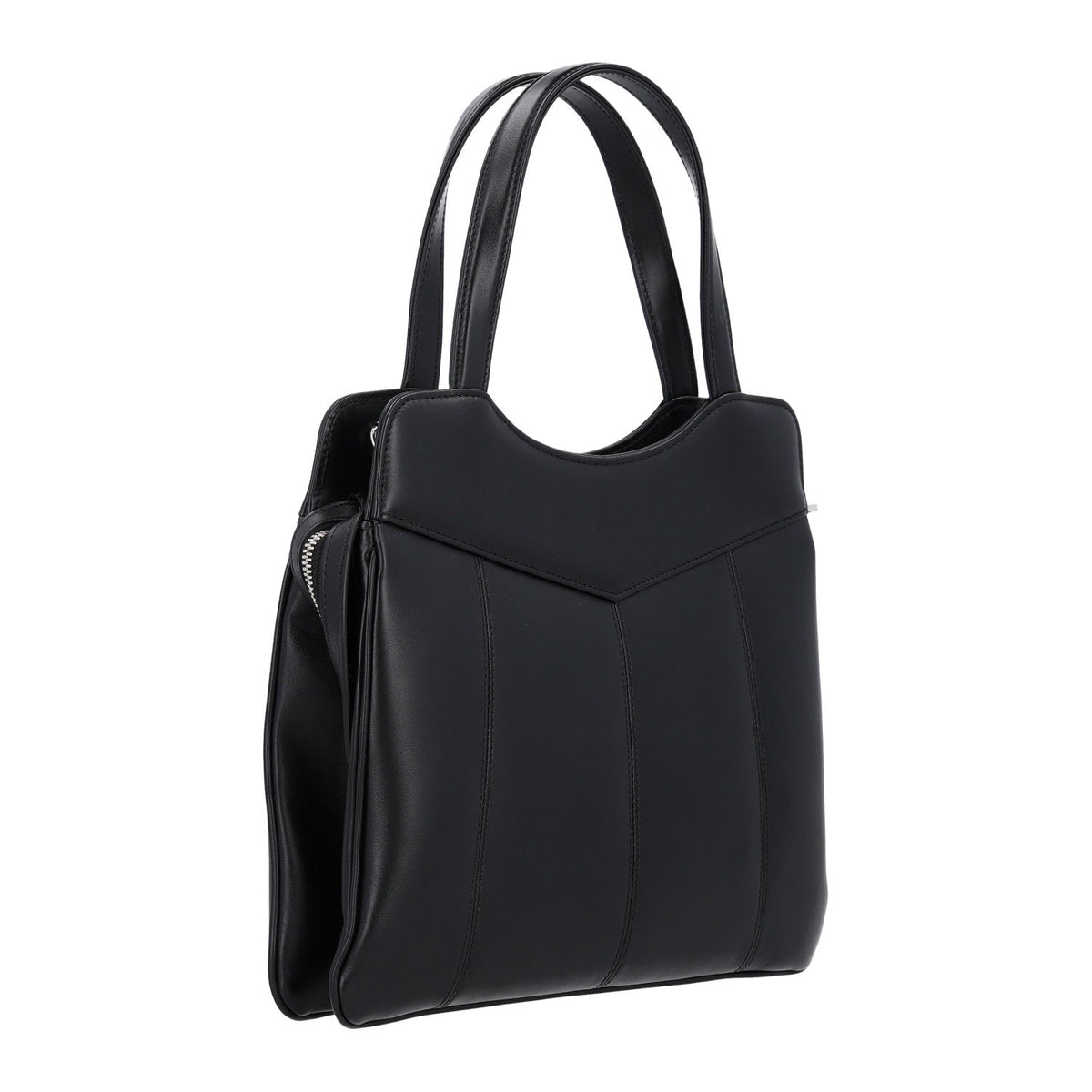 Small Calfskin Tote Bag - Black