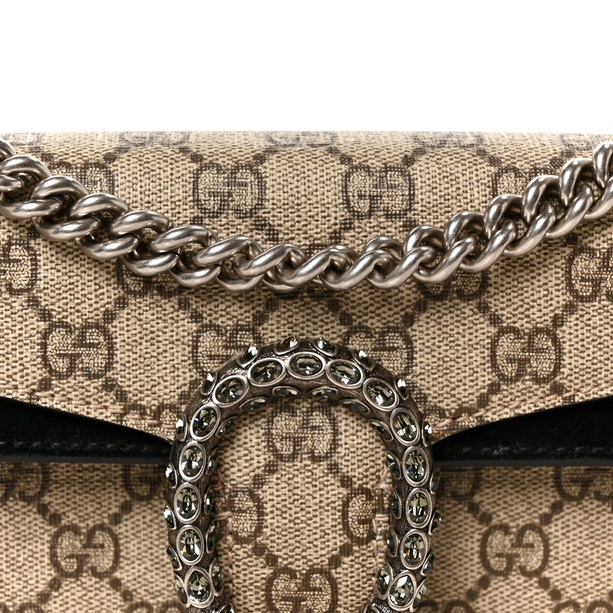 Small Suede Shoulder Bag - Beige