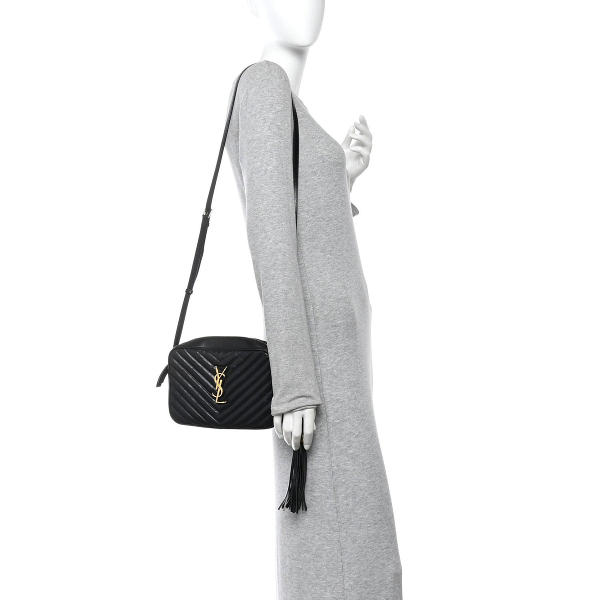 Calfskin Crossbody Bag - Black