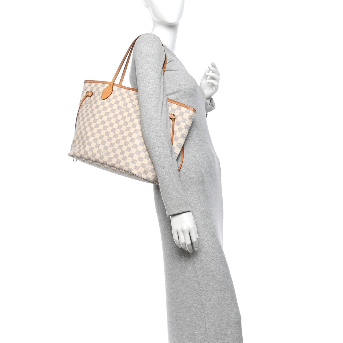 Damier Azur Neo Neverfull Mm Handbag