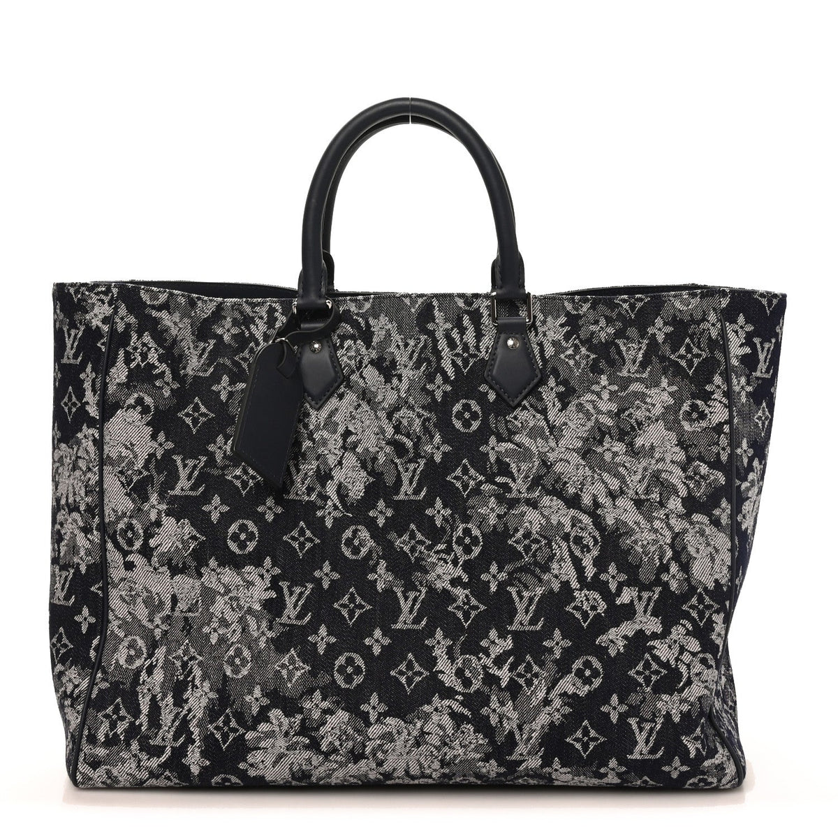 Monogram Tapestry Grand Sac Bleu Handbag