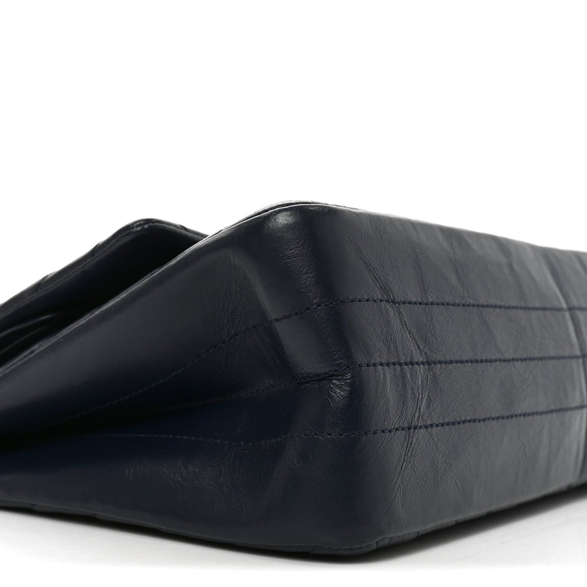 Quilted Calfskin Flap Shoulder Bag - Blue