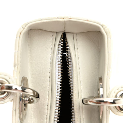 Medium Lambskin Handbag - White