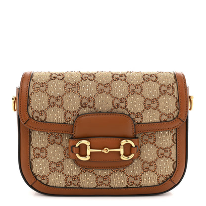 Mini Calfskin Canvas Shoulder Bag