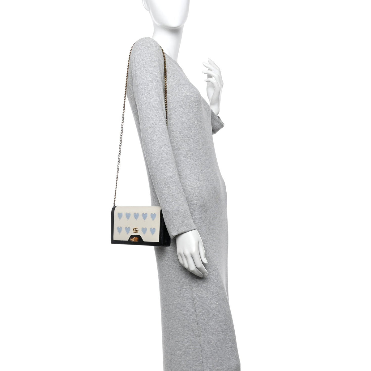 Mini Calfskin Handbag - White