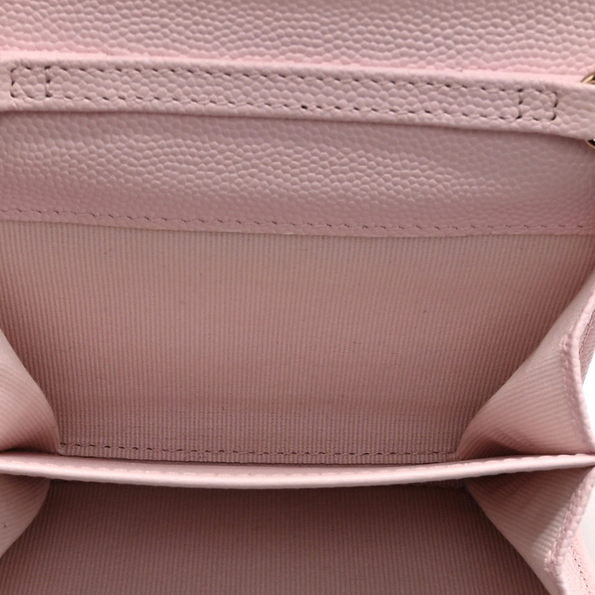 Quilted Caviar Flap Shoulder Bag - Pink