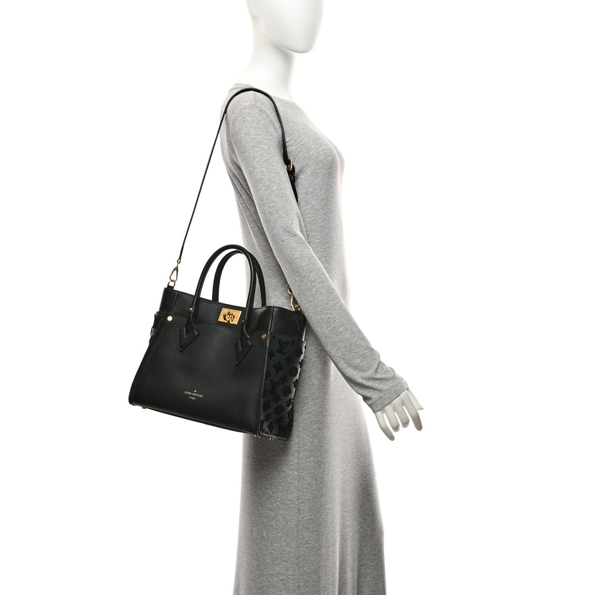 Calfskin Handbag - Black