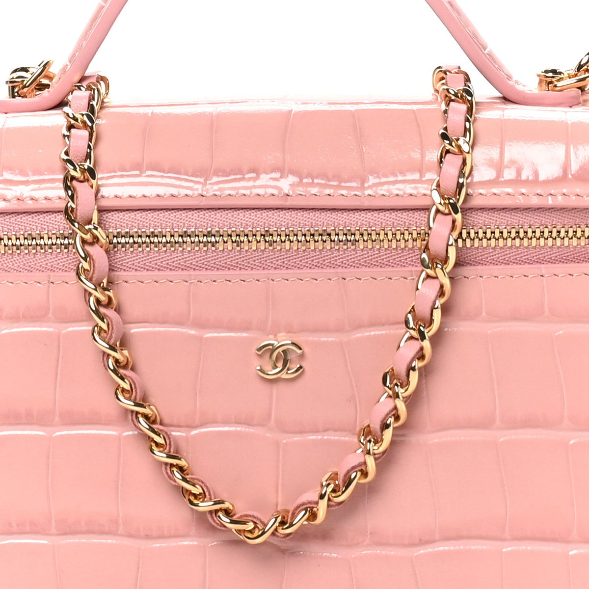 Calfskin Handbag - Pink