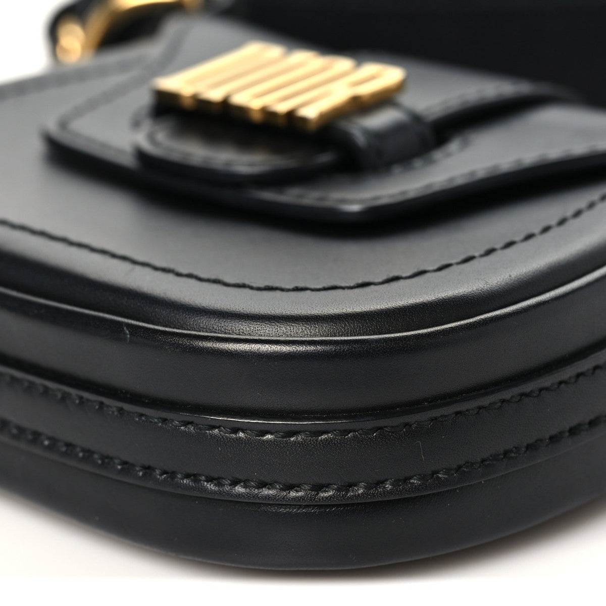 Mini Calfskin Handbag - Black