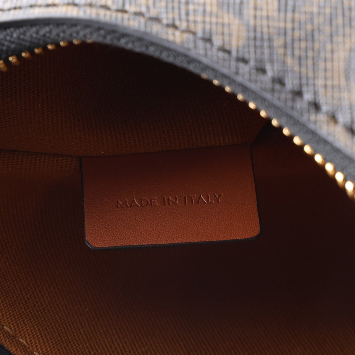 Medium Calfskin Canvas Shoulder Bag - Tan