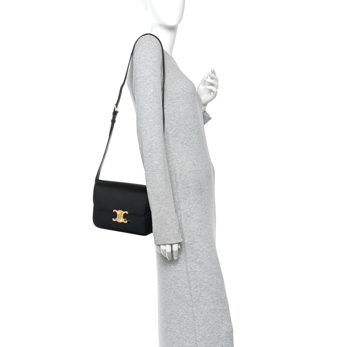 Medium Calfskin Handbag - Black