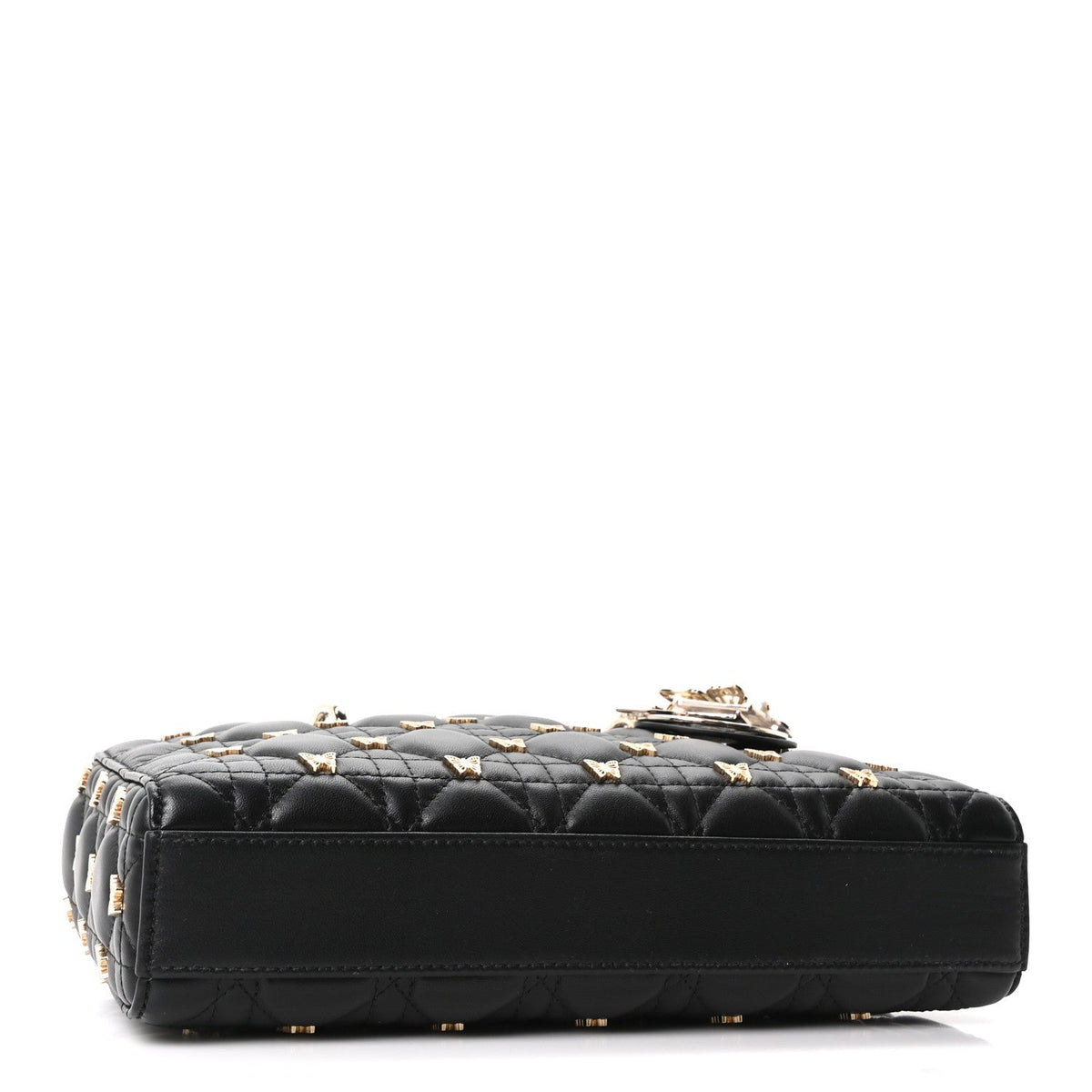 Lambskin Handbag - Black