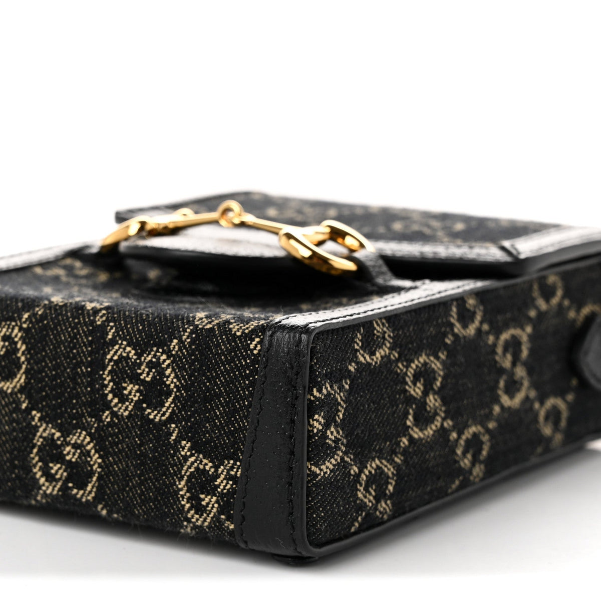 Mini Calfskin Crossbody Bag - Black