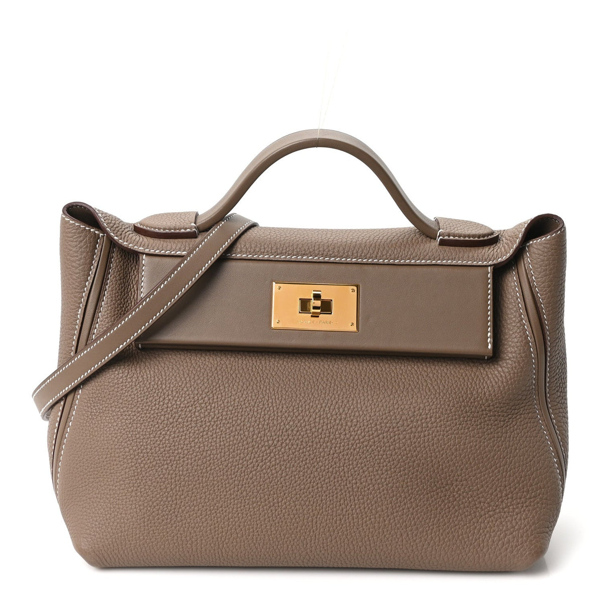 Togo Swift / 29 Etoupe Handbag