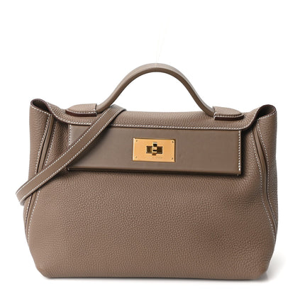 Togo Swift / 29 Etoupe Handbag