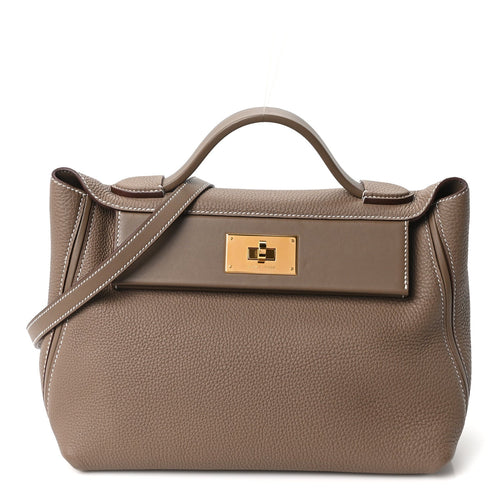 Togo Swift / 29 Etoupe Handbag