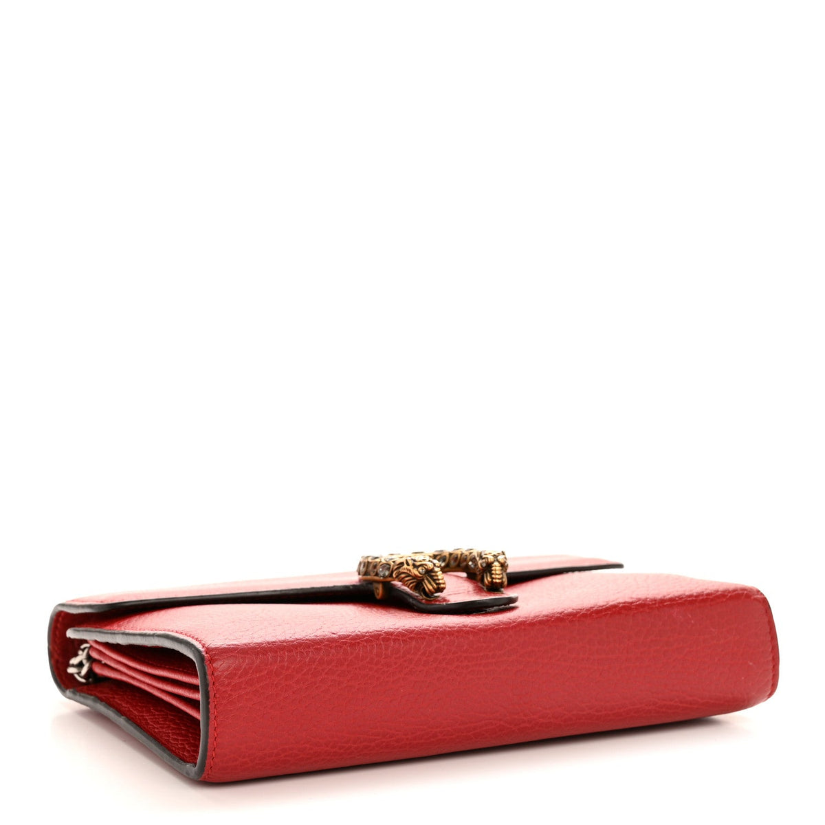 Mini Calfskin Wallet Bag - Red