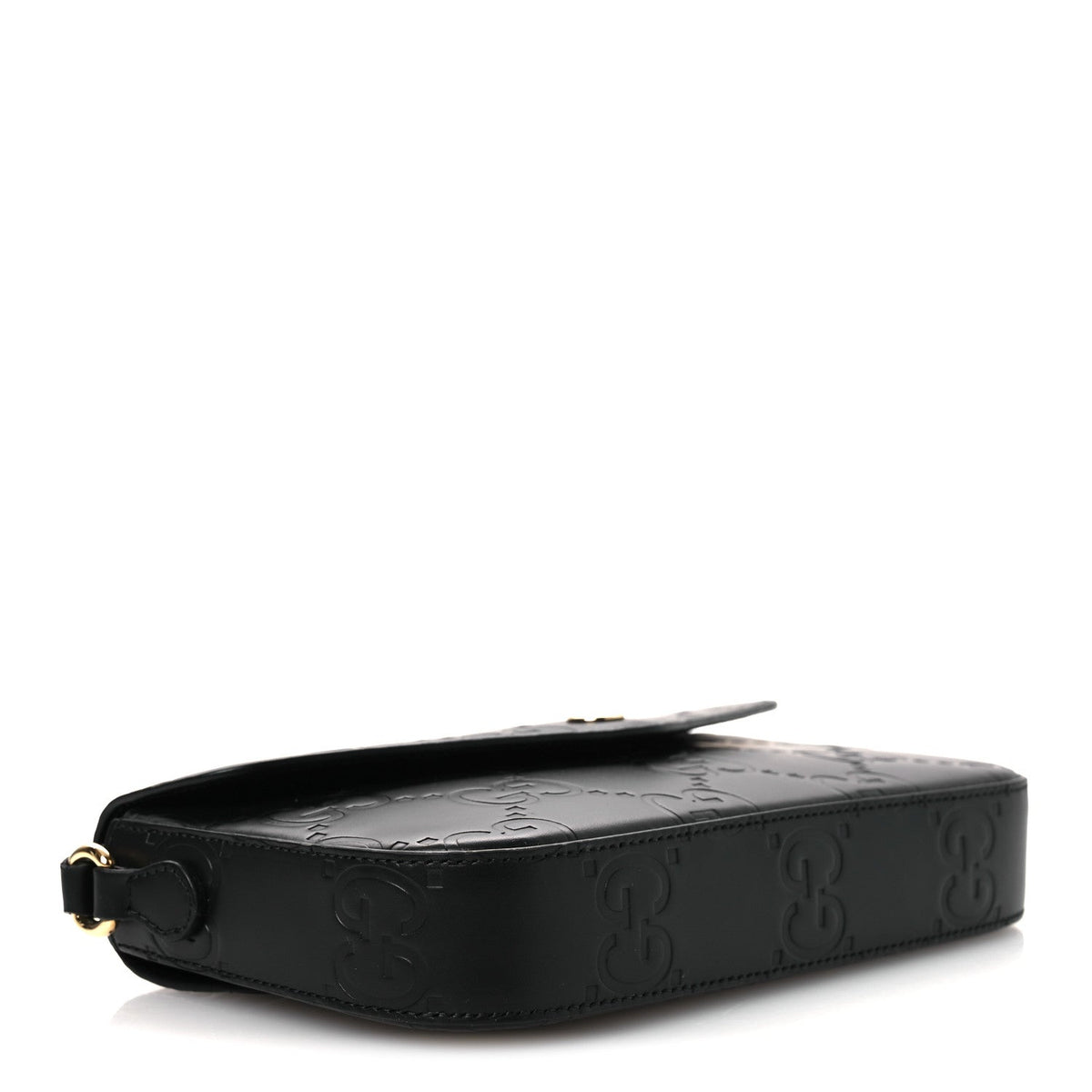 Mini Calfskin Shoulder Bag - Black