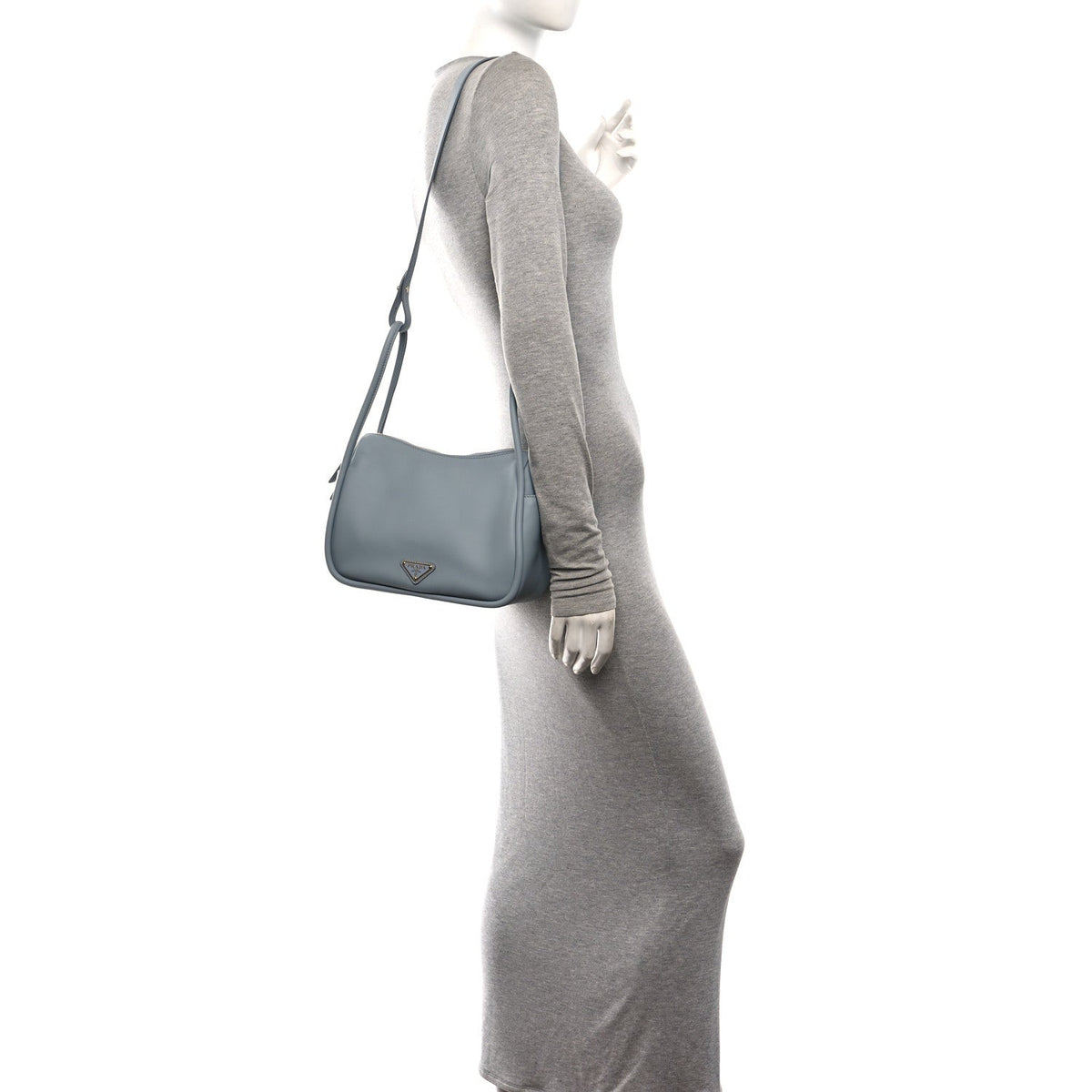 Calfskin Shoulder Bag - Blue