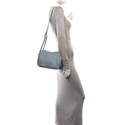 Calfskin Shoulder Bag - Blue