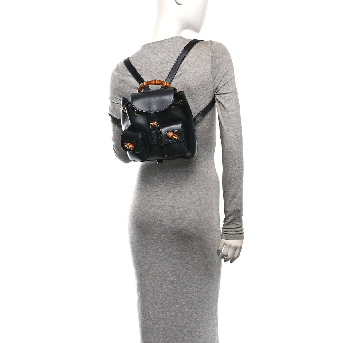 Calfskin Backpack - Black