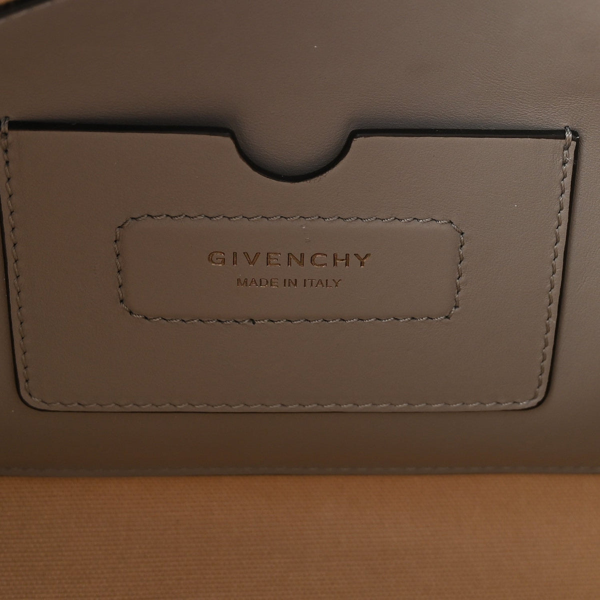 Small Calfskin Handbag - Grey