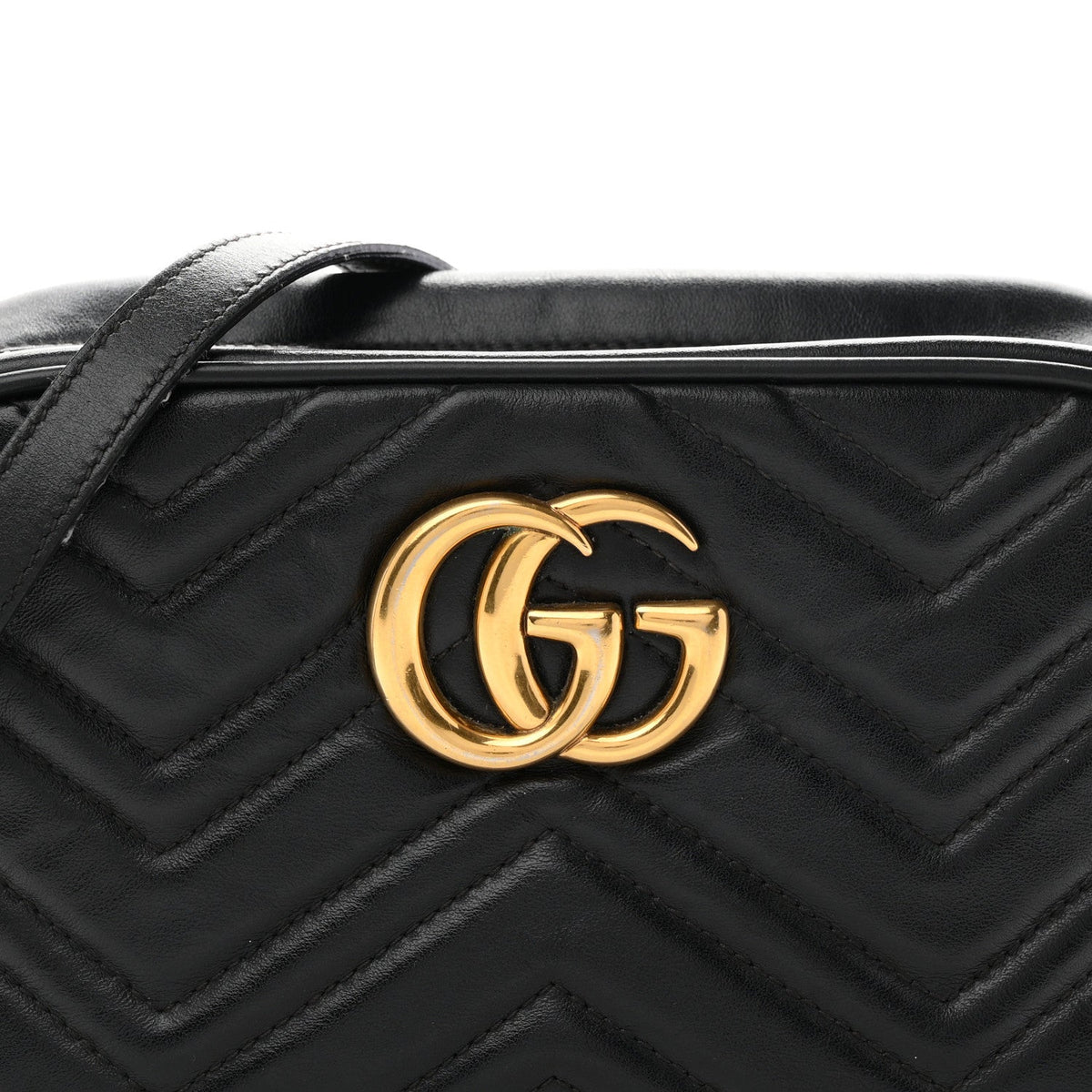 Small Calfskin Shoulder Bag - Black